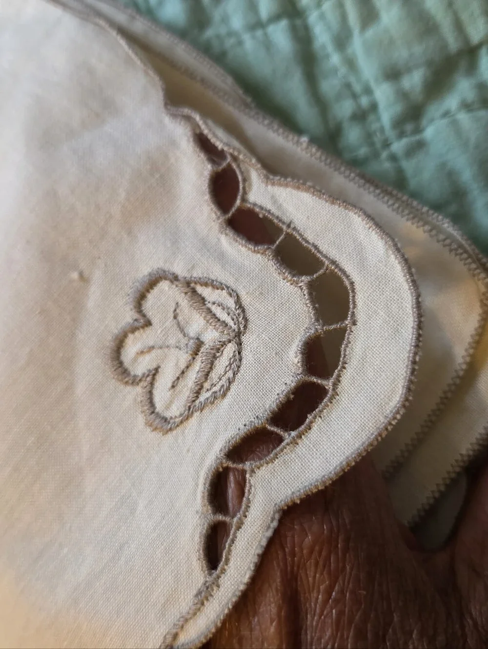 Vintage cream colored